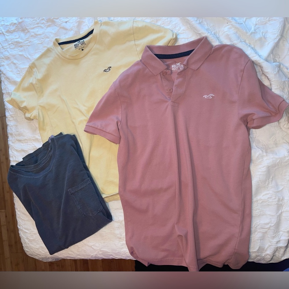 Hollister tee & polo collar
